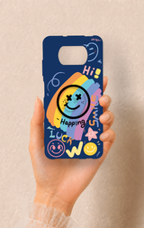 Poco X3 Uyumlu Happing Smile Desenli Silikon Kılıf