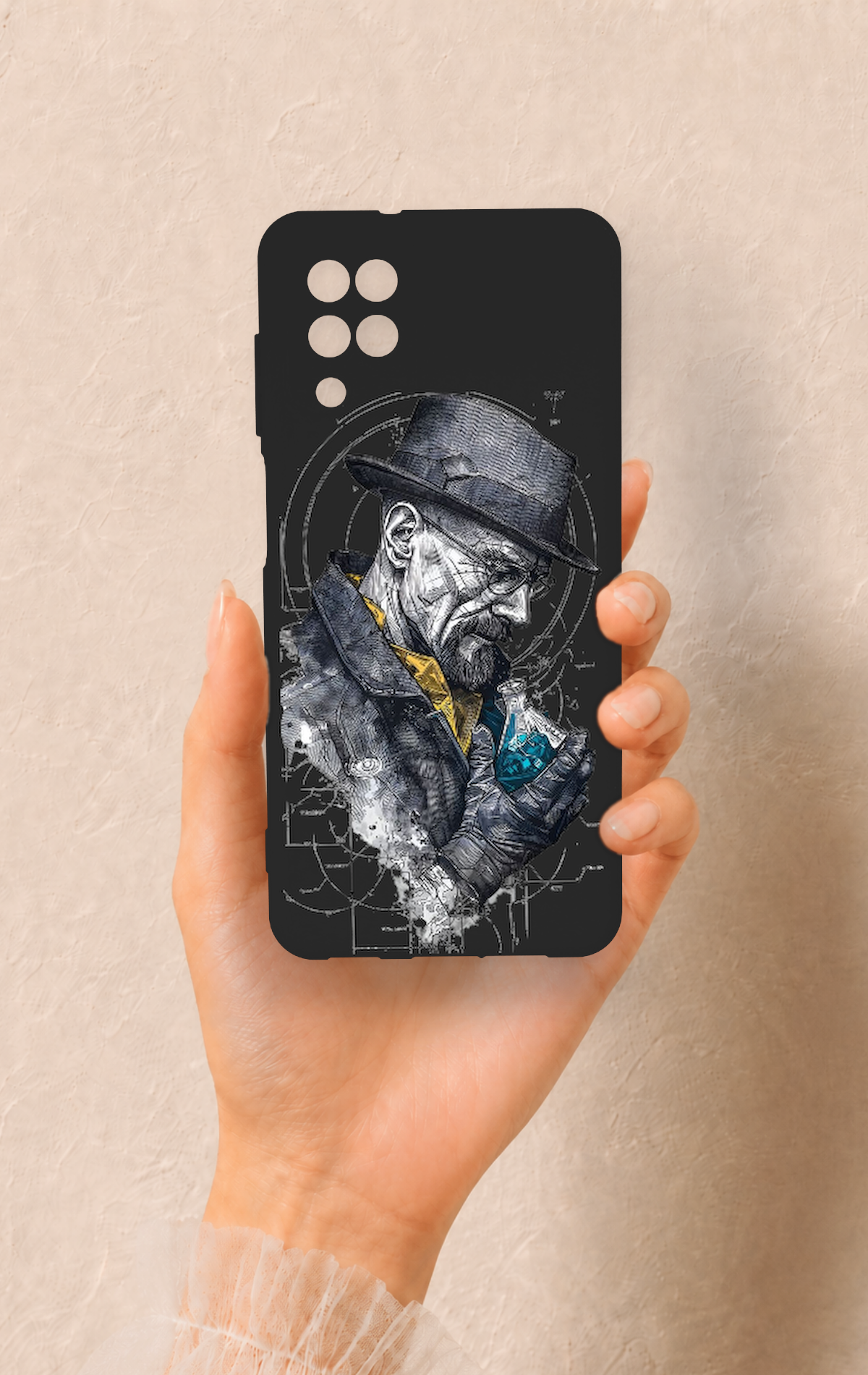 Samsung A12 Uyumlu Walter White Desenli Silikon Kılıf