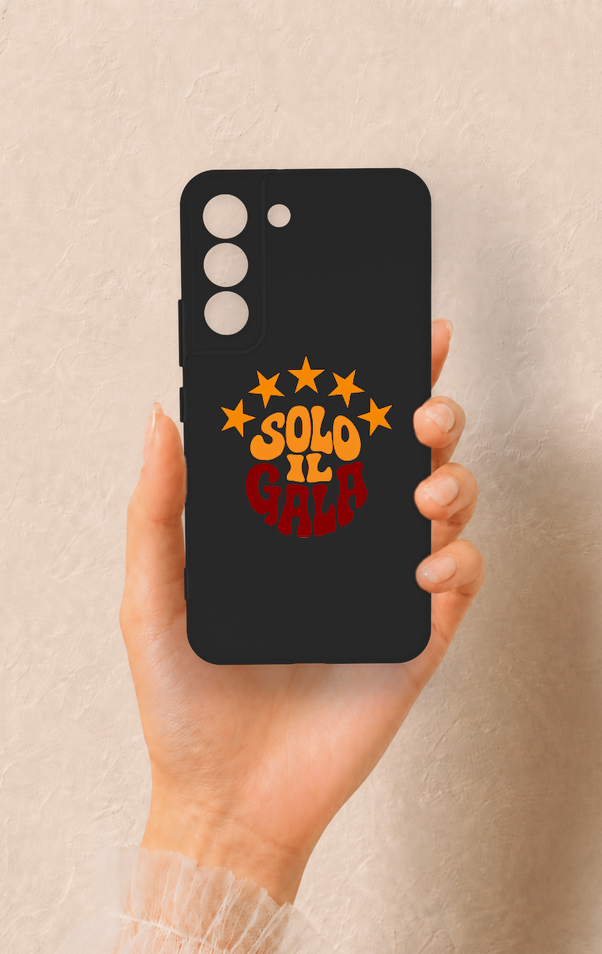 Samsung S22 Uyumlu Solo IL Gala Desenli Silikon Kılıf