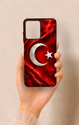 Casper Via M40 Uyumlu Türk Bayrağı Desenli Silikon Kılıf