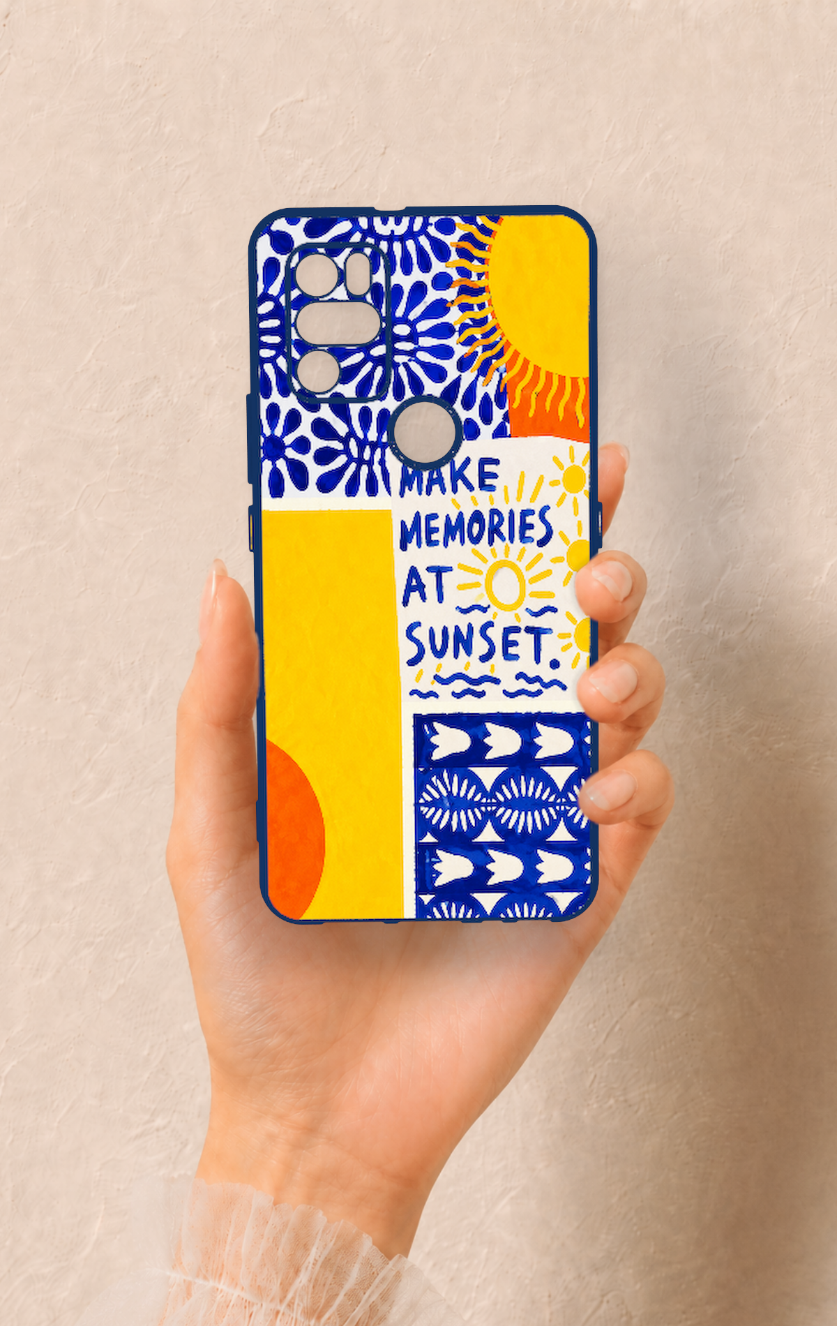 Omix X300 Uyumlu Sunset Desenli Silikon Kılıf