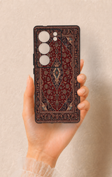 Vivo V29 Uyumlu Acem Halı Desenli Silikon Kılıf