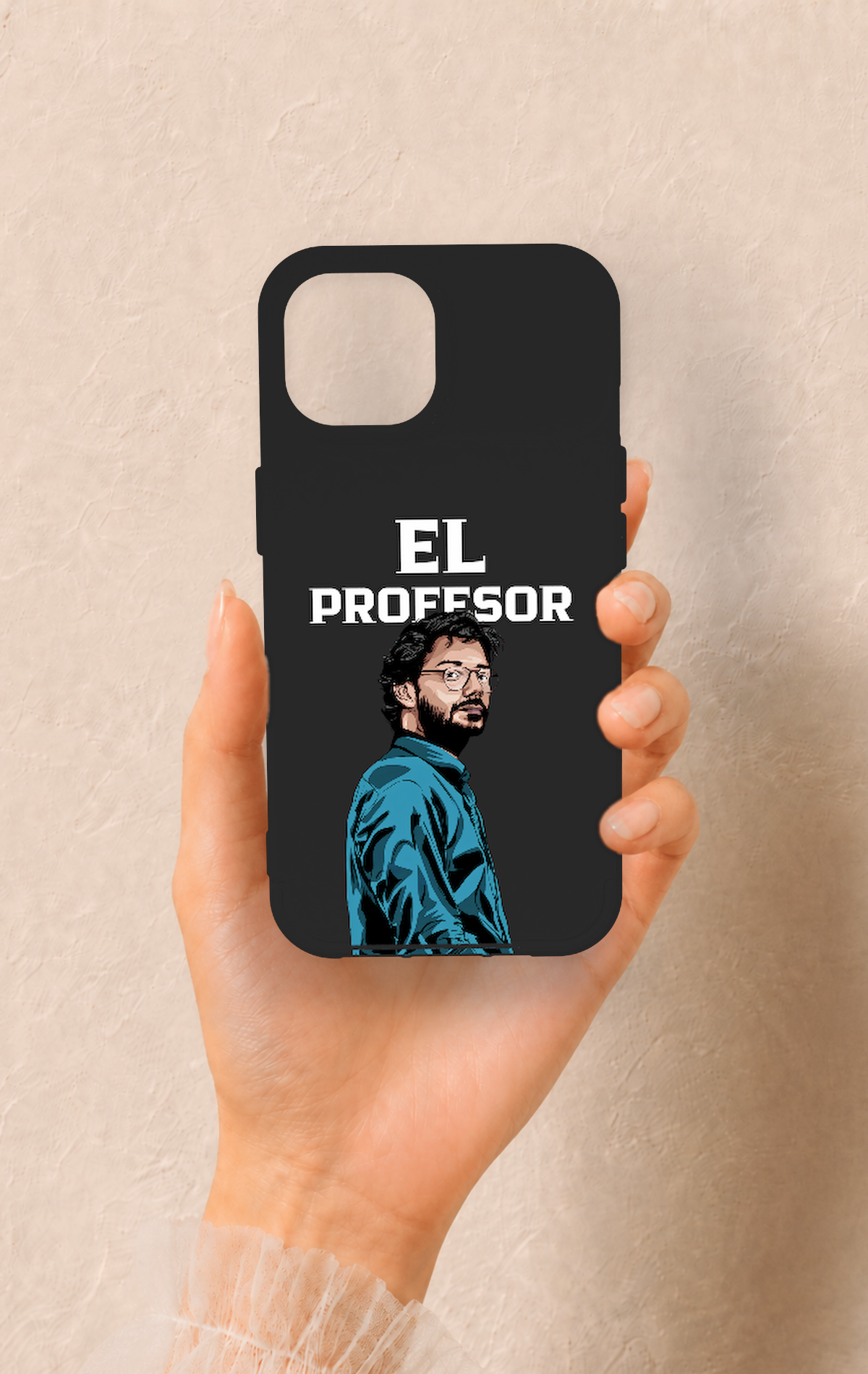 iPhone 15 Uyumlu El Profesor Desenli Silikon Kılıf