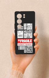 Vivo V29 Uyumlu Fragile Desenli Silikon Kılıf