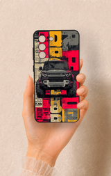 Samsung-S21FE Uyumlu Defender Truck Desenli Silikon Kılıf