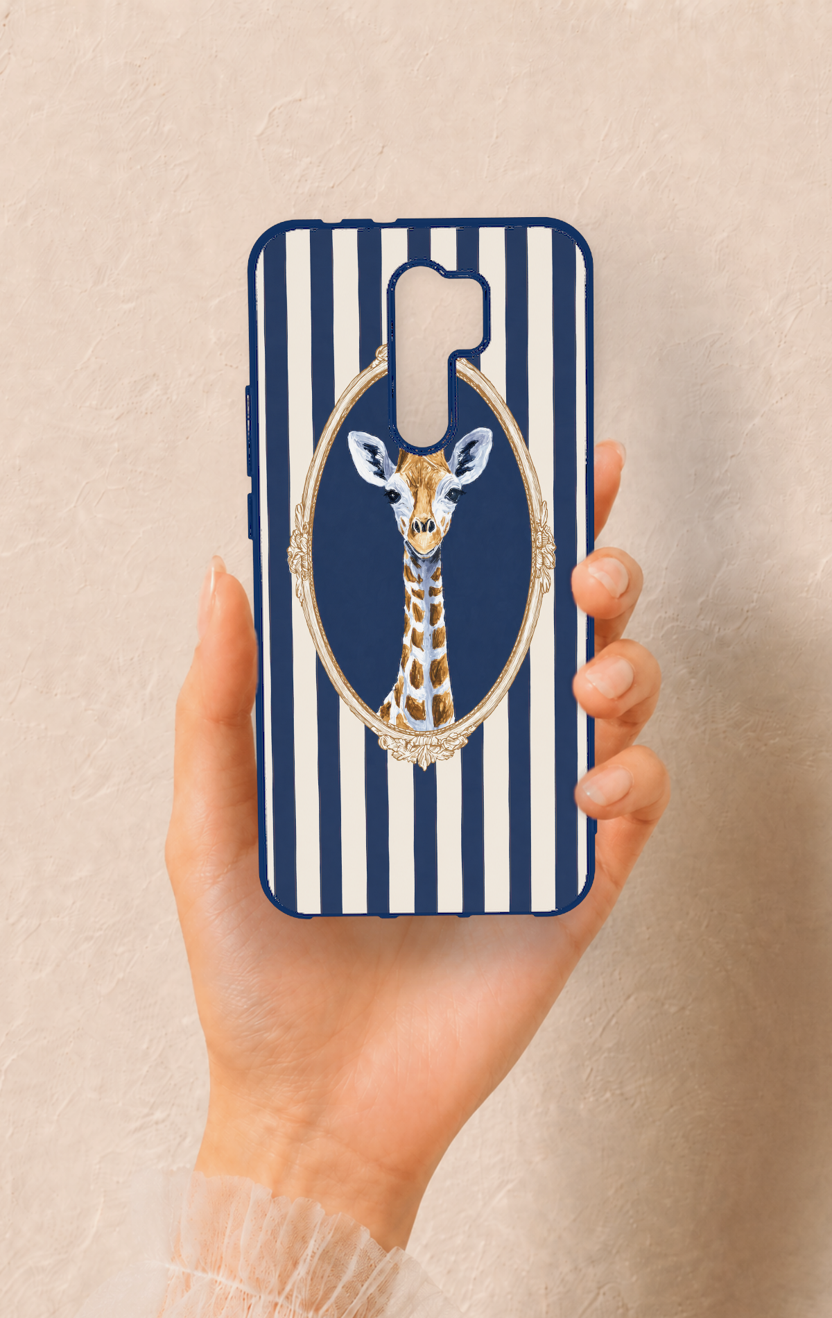 Redmi 9 Uyumlu Zürefa Desenli Silikon Kılıf