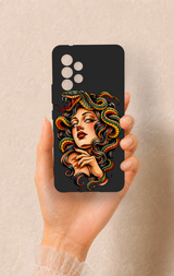Samsung A53 Uyumlu Medusa Desenli Silikon Kılıf