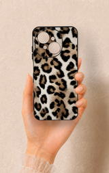 Tecno Spark Go1 Uyumlu Leopar Derisi Desenli Silikon Kılıf