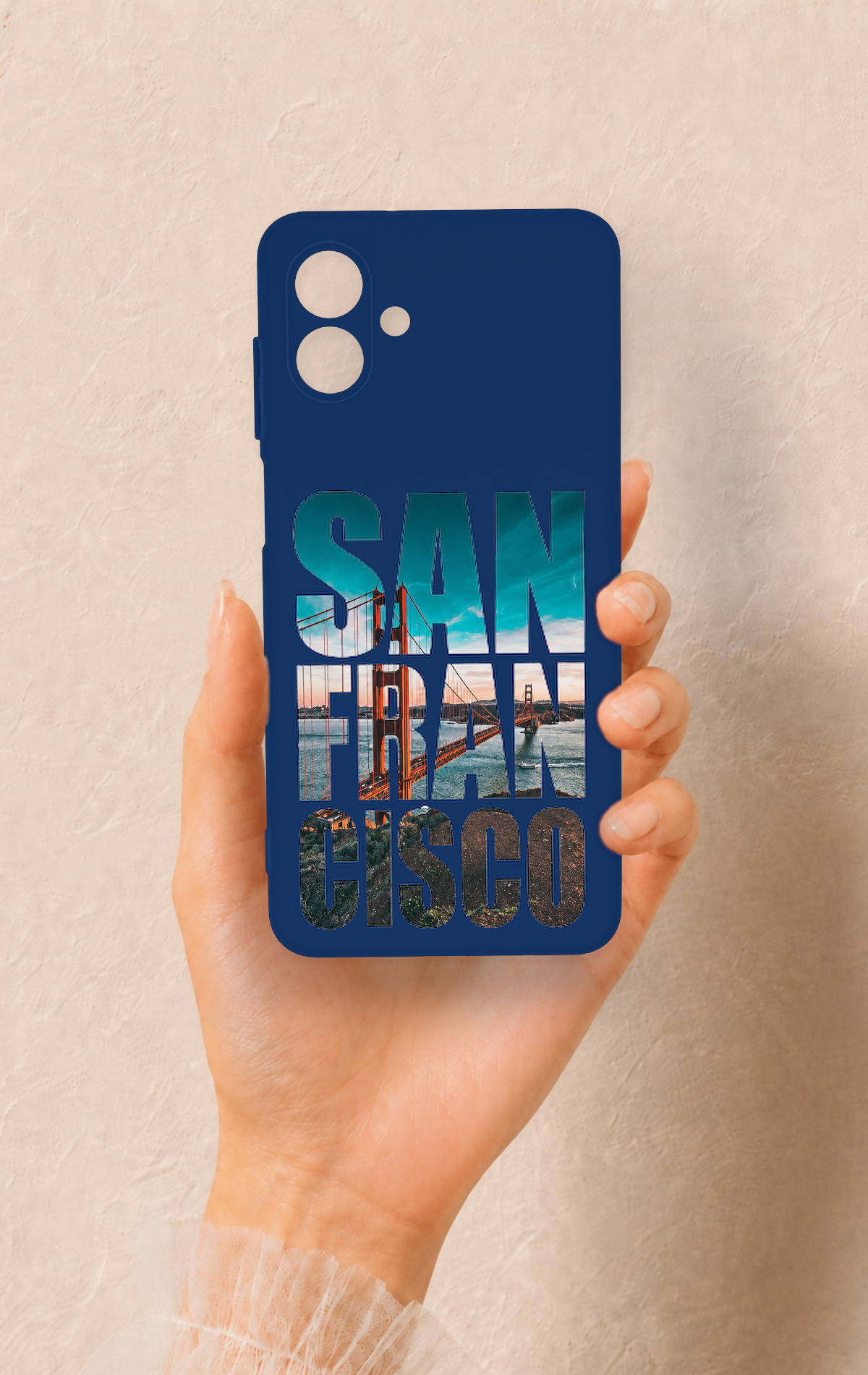 Samsung A07 Uyumlu San Francisco Desenli Silikon Kılıf