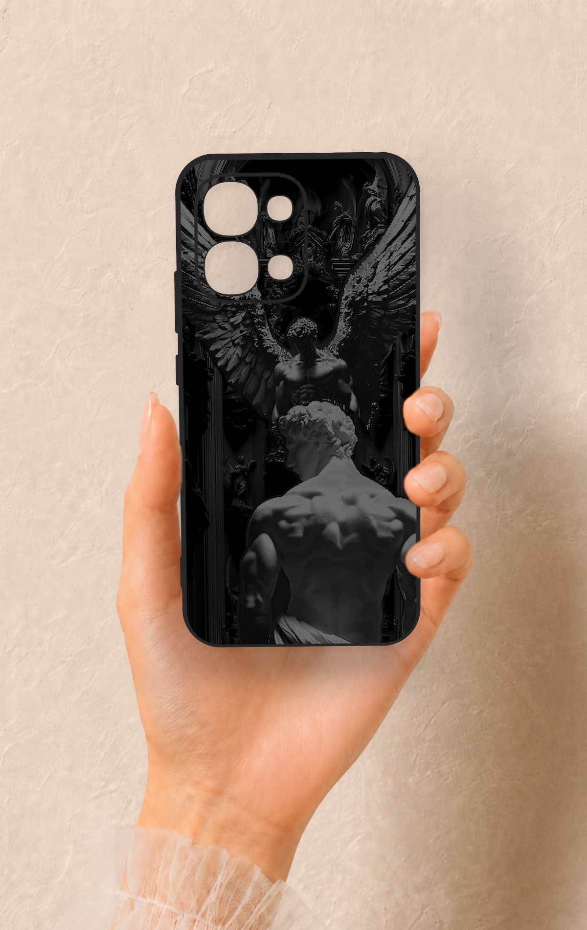Oppo A6 Pro Uyumlu Icarus Desenli Silikon Kılıf
