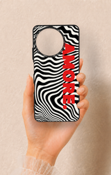 Realme 11 Uyumlu Zebra Amore Desenli Silikon Kılıf