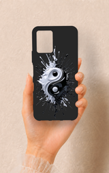 Vivo Y21 Uyumlu İyi ve Kötü Desenli Silikon Kılıf
