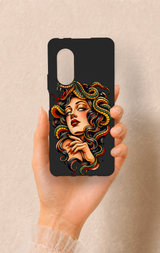 Huawei Nova 9Se Uyumlu Medusa Desenli Silikon Kılıf