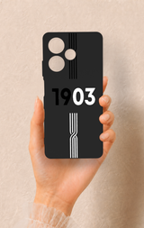 İnfinix Hot 30 Uyumlu 1903 Kemer Desenli Silikon Kılıf