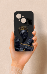 Tecno Spark Go1 Uyumlu King Desenli Silikon Kılıf