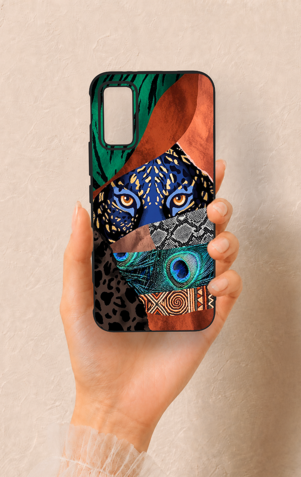 İnfinix Gt 30 Pro Uyumlu Amazon Kaplan Desenli Silikon Kılıf