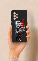 Samsung A52 Uyumlu Atatürk Anıtkabir Desenli Silikon Kılıf