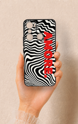 İnfinix Hot 20i Uyumlu Zebra Amore Desenli Silikon Kılıf