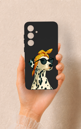 Samsung S24Fe Uyumlu Cool Dalmaçyalı Desenli Silikon Kılıf