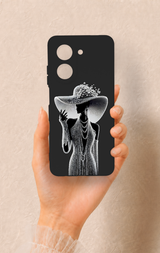 Redmi A5 Uyumlu Lady Desenli Silikon Kılıf