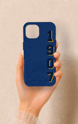 iPhone 15 Uyumlu 1907 Palamut Desenli Silikon Kılıf