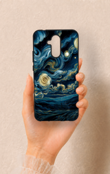 Huawei Mate 20 Lite Uyumlu Yıldızlı Gece Desenli Silikon Kılıf