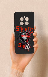 Realme 12 4G Uyumlu Sync Die Desenli Silikon Kılıf