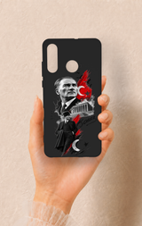 Huawei P30 Lite Uyumlu Atatürk Anıtkabir Desenli Silikon Kılıf