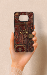 Poco X3 Uyumlu Vintage Halı Desenli Silikon Kılıf