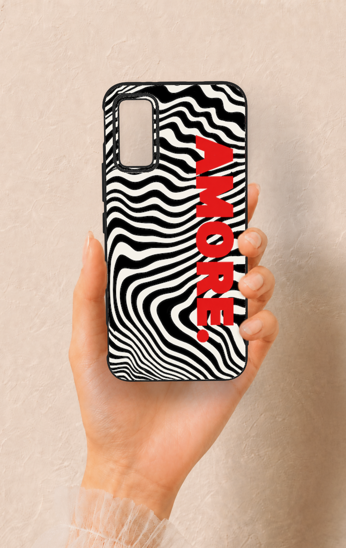 İnfinix Gt 30 Pro Uyumlu Zebra Amore Desenli Silikon Kılıf