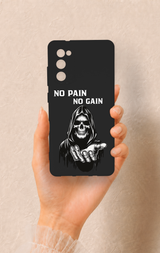Samsung S20Fe Uyumlu No Pain No Gain Desenli Silikon Kılıf