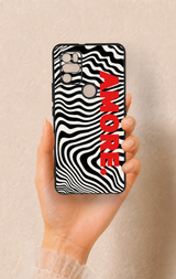 Omix X300 Uyumlu Zebra Amore Desenli Silikon Kılıf