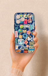 iPhone 17 Pro Max Uyumlu Summer Vibes Desenli Silikon Kılıf