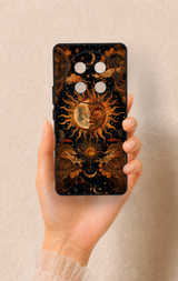 Honor Magic 7 Lite 5G Uyumlu Mistik Güneş Desenli Silikon Kılıf