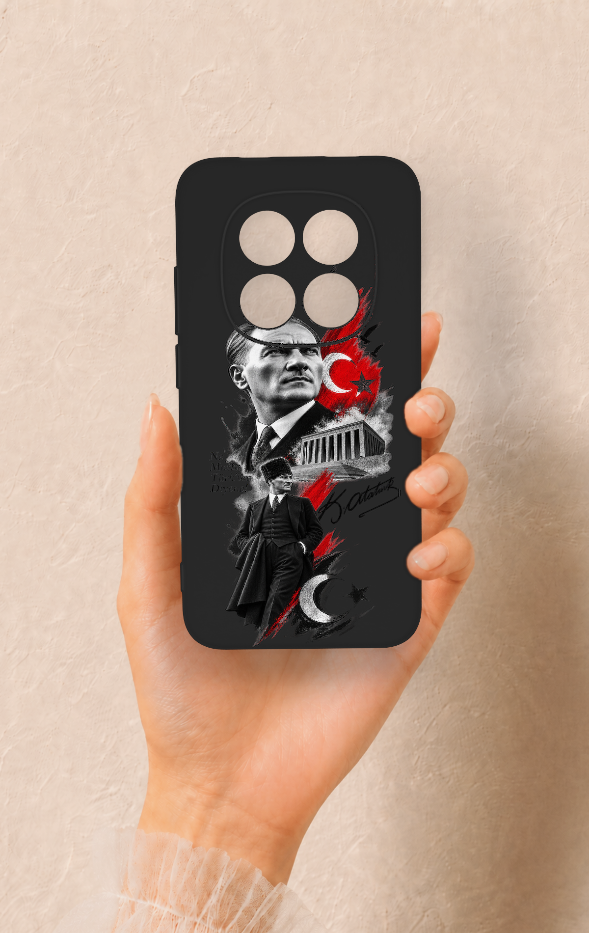 Redmi Note 15 Pro 5G Uyumlu Atatürk Anıtkabir Desenli Silikon Kılıf