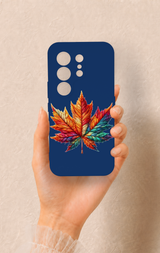 Tecno Camon 50 4G Uyumlu Renkli Yaprak Desenli Silikon Kılıf