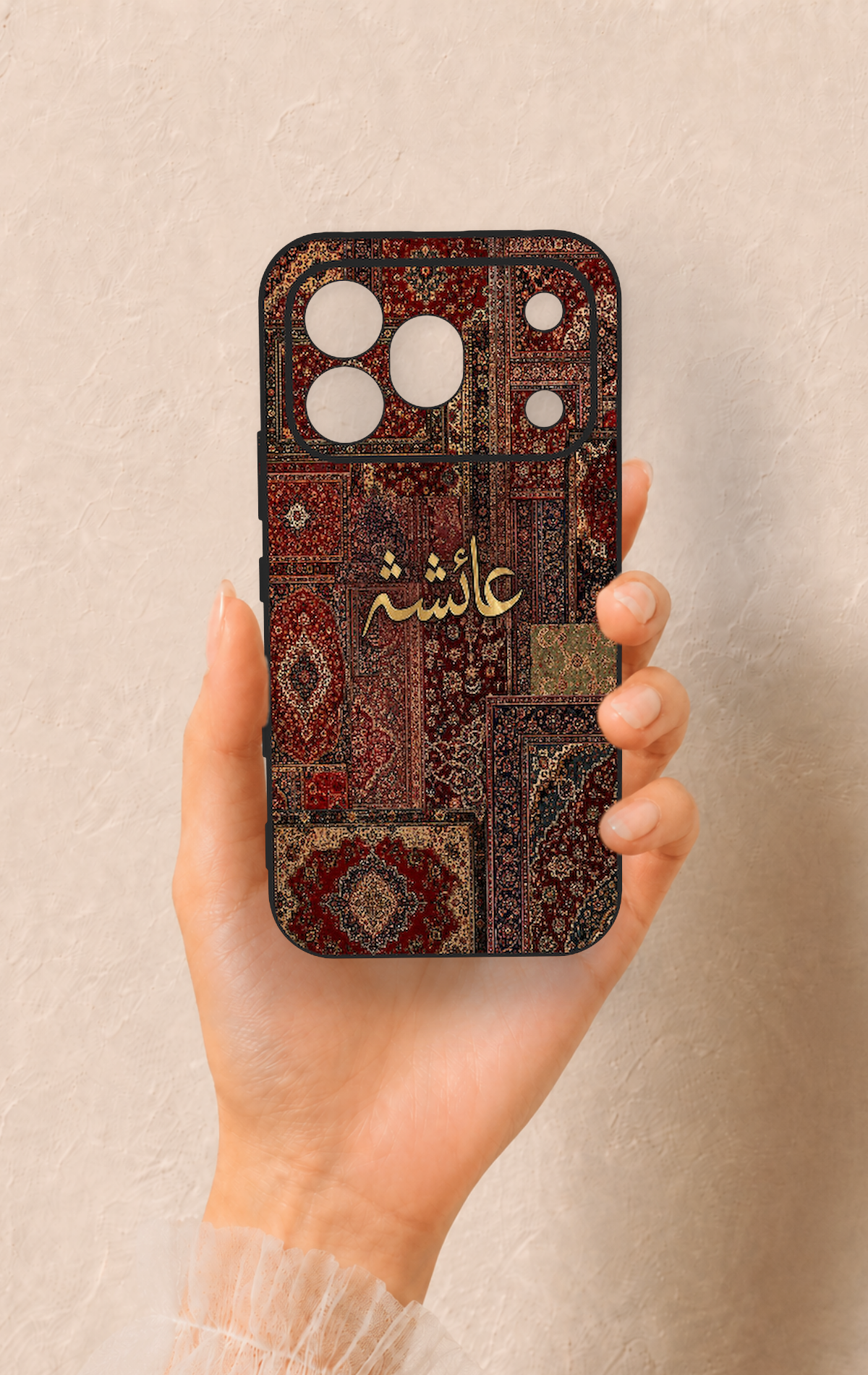 Honor 600 Pro Uyumlu Vintage Halı Desenli Silikon Kılıf