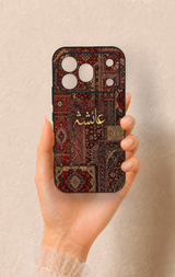 Honor 600 Pro Uyumlu Vintage Halı Desenli Silikon Kılıf