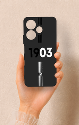 Redmi 13 4G Uyumlu 1903 Kemer Desenli Silikon Kılıf