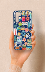Oppo A91 Uyumlu Summer Vibes Desenli Silikon Kılıf