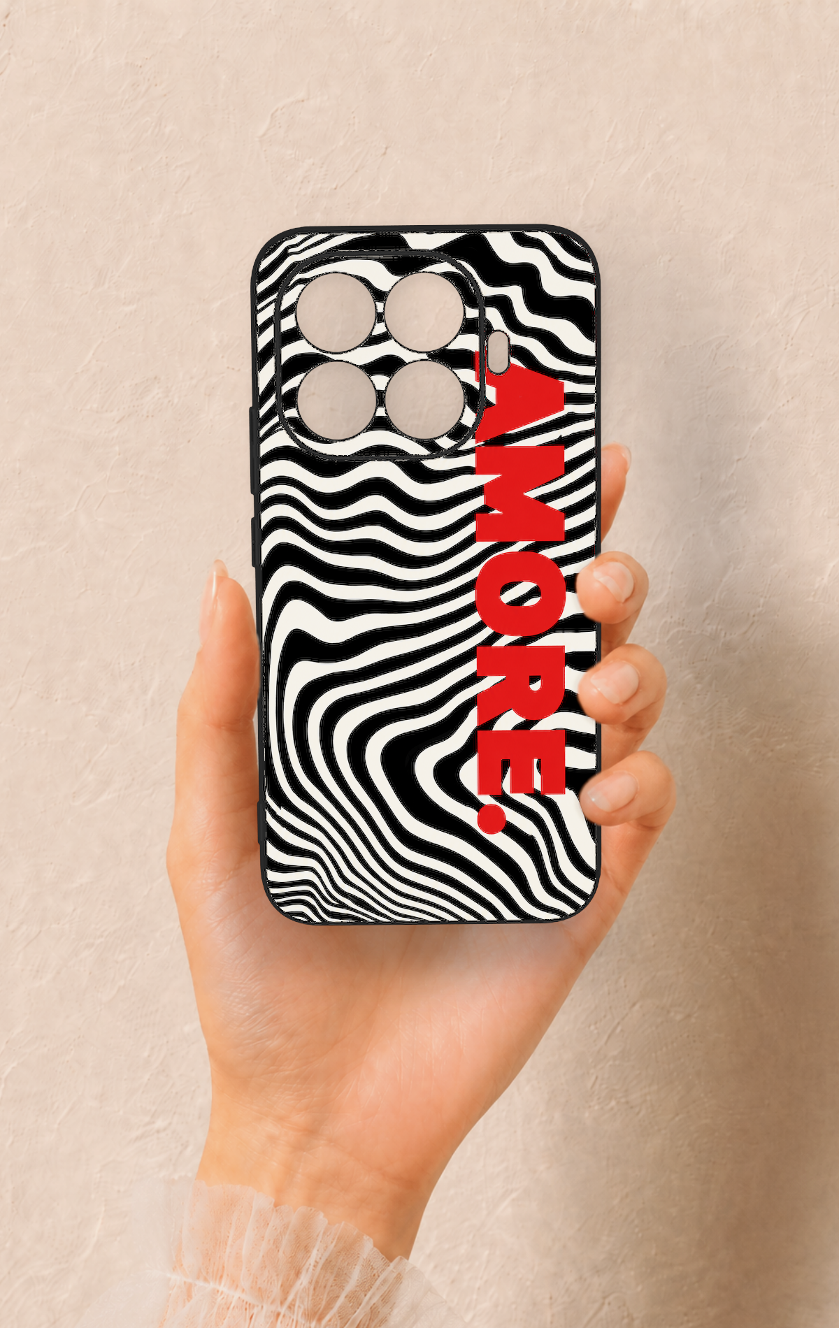 Mi 15T PRO Uyumlu Zebra Amore Desenli Silikon Kılıf