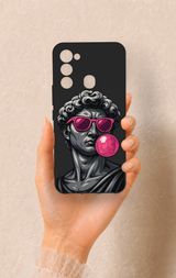 Tecno Spark 8C Uyumlu Pop David Desenli Silikon Kılıf