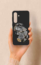 Samsung S25Fe Uyumlu Self Made Desenli Silikon Kılıf