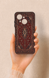 Tecno Spark Go1 Uyumlu Acem Halı Desenli Silikon Kılıf