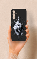 Samsung M14 Uyumlu İyi ve Kötü Desenli Silikon Kılıf