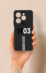 İnfinix Hot 40 Pro Uyumlu 1903 Kemer Desenli Silikon Kılıf