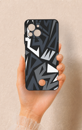 Reeder S23 Pro Max Uyumlu Geometrik Blok Desenli Silikon Kılıf