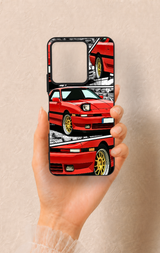 Vivo Y35 Uyumlu Kırmızı Supra Desenli Silikon Kılıf