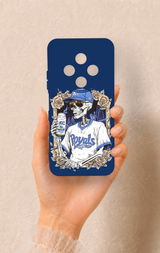 Tecno Spark 30C Uyumlu Royals Desenli Silikon Kılıf