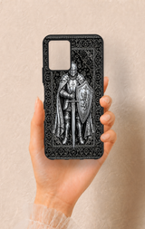 Vivo Y33S Uyumlu Şövalye Desenli Silikon Kılıf